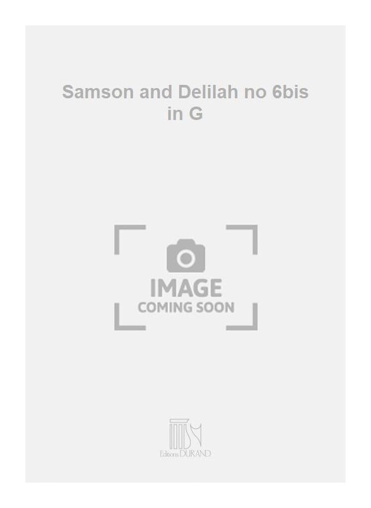 Samson Et Dalila N 6B Angl-Fr Soprano En Sol